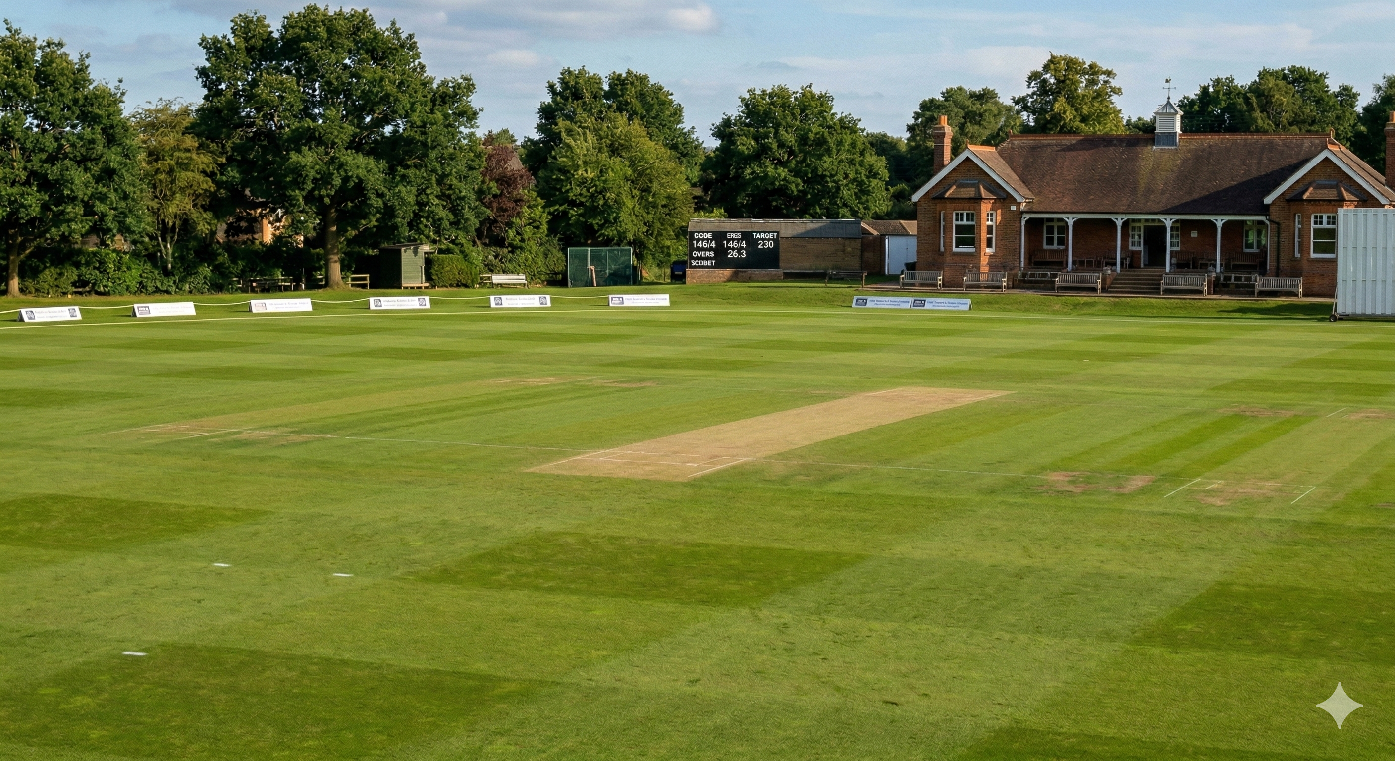 Cricket ground surface and pitch construction details