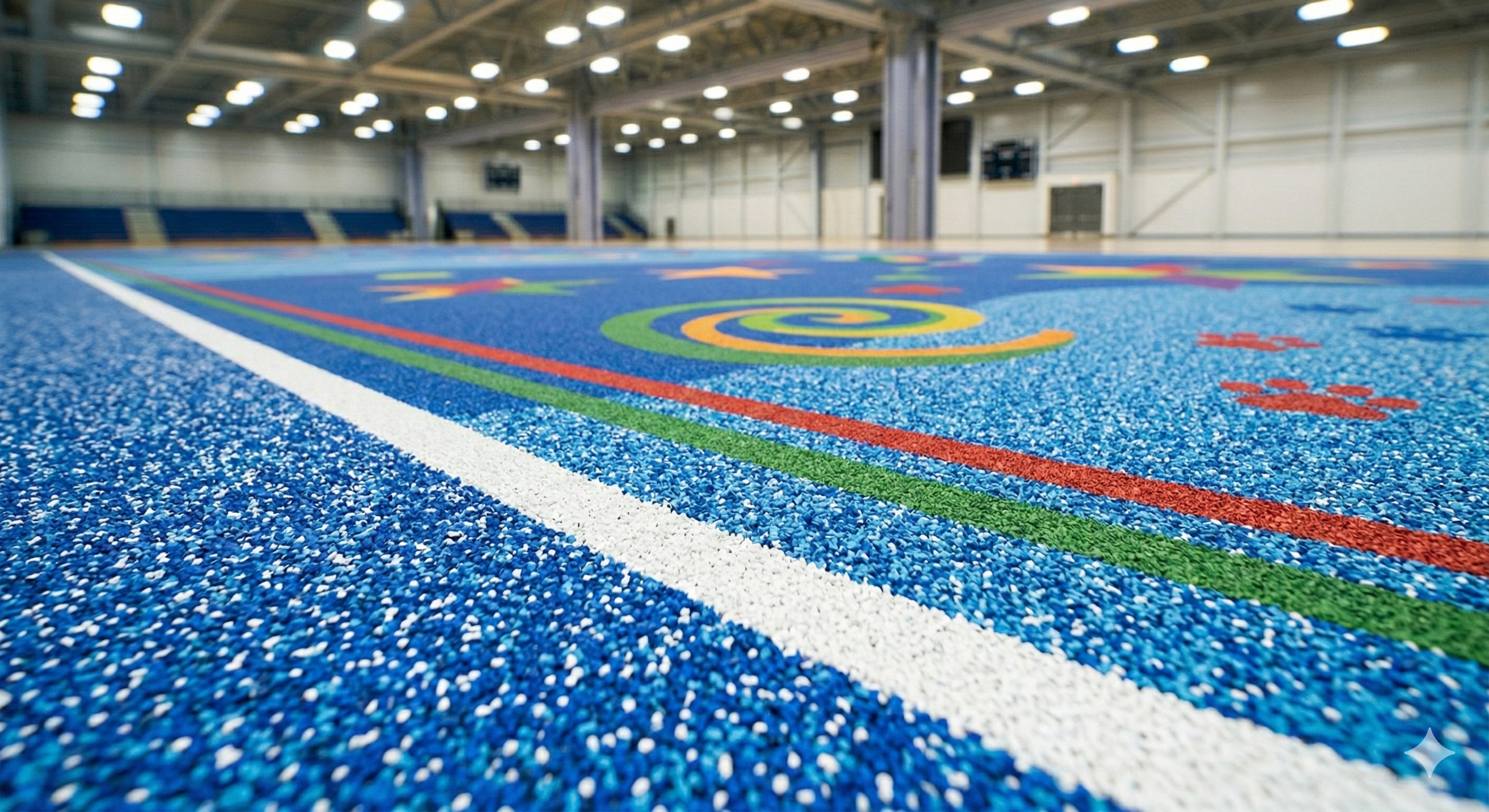 EPDM rubber surface material and layer details