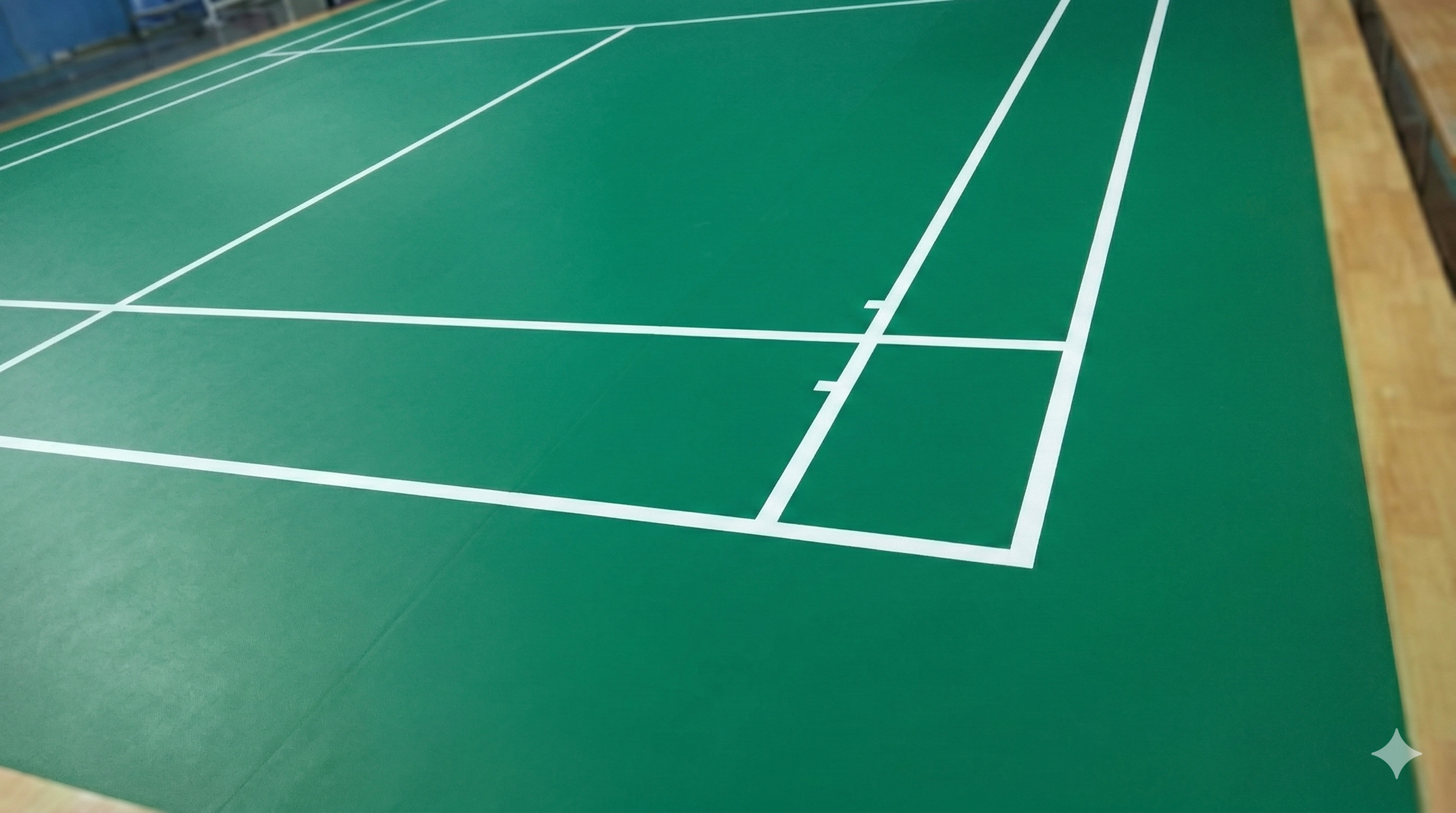 PVC sports vinyl flooring material and installation layers
